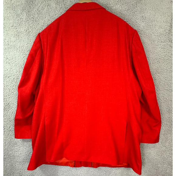 JP Designed In Italy Santa Suit Mens 52R Jacket 48x29 Pants Red - Picture 6 of 16